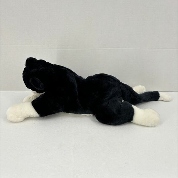 Folkmanis Floppy Cat Hand Puppet Full Body Plush Realistic Black Kitty 21 Inch - Picture 4 of 10